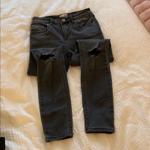 Amuse society gray jeans